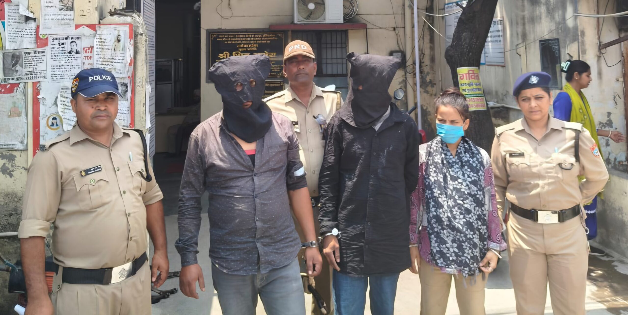 नशीले इंजेक्शनों के साथ युवती समेत तीन गिरफ्तार