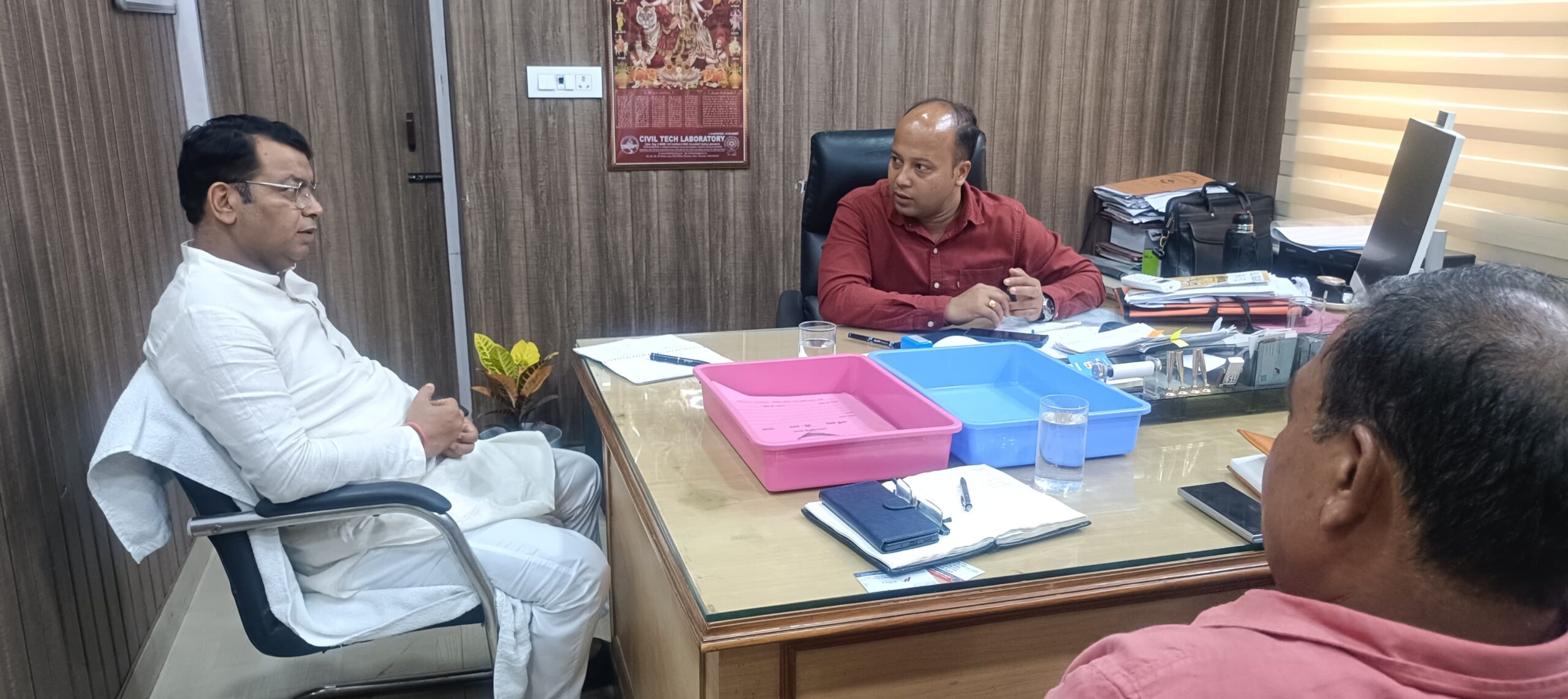रुद्रपुर में ड्रीम प्रोजेक्ट की सुस्त रफ्तार पर भड़के विधायक 