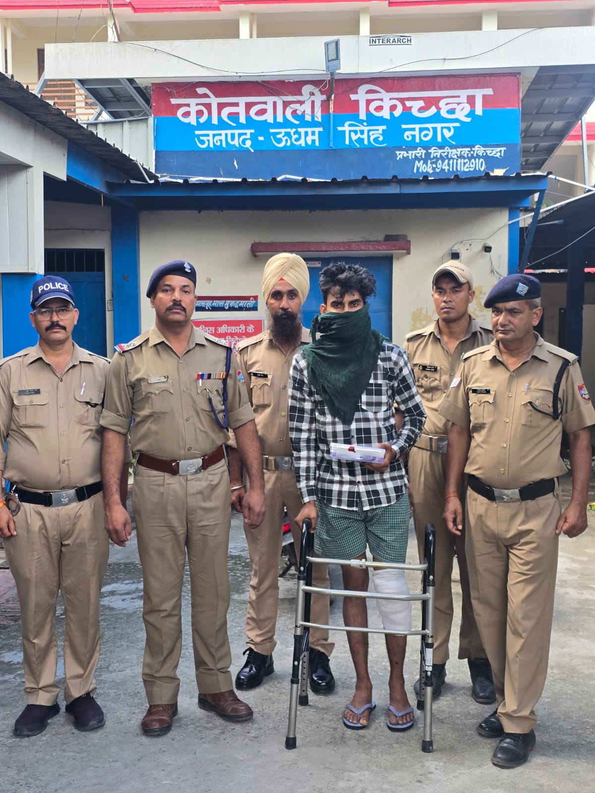 बहुचर्चित विक्रांत हत्याकांड का मुख्य आरोपी बंटी ठाकुर पिस्टल के साथ गिरफ्तार