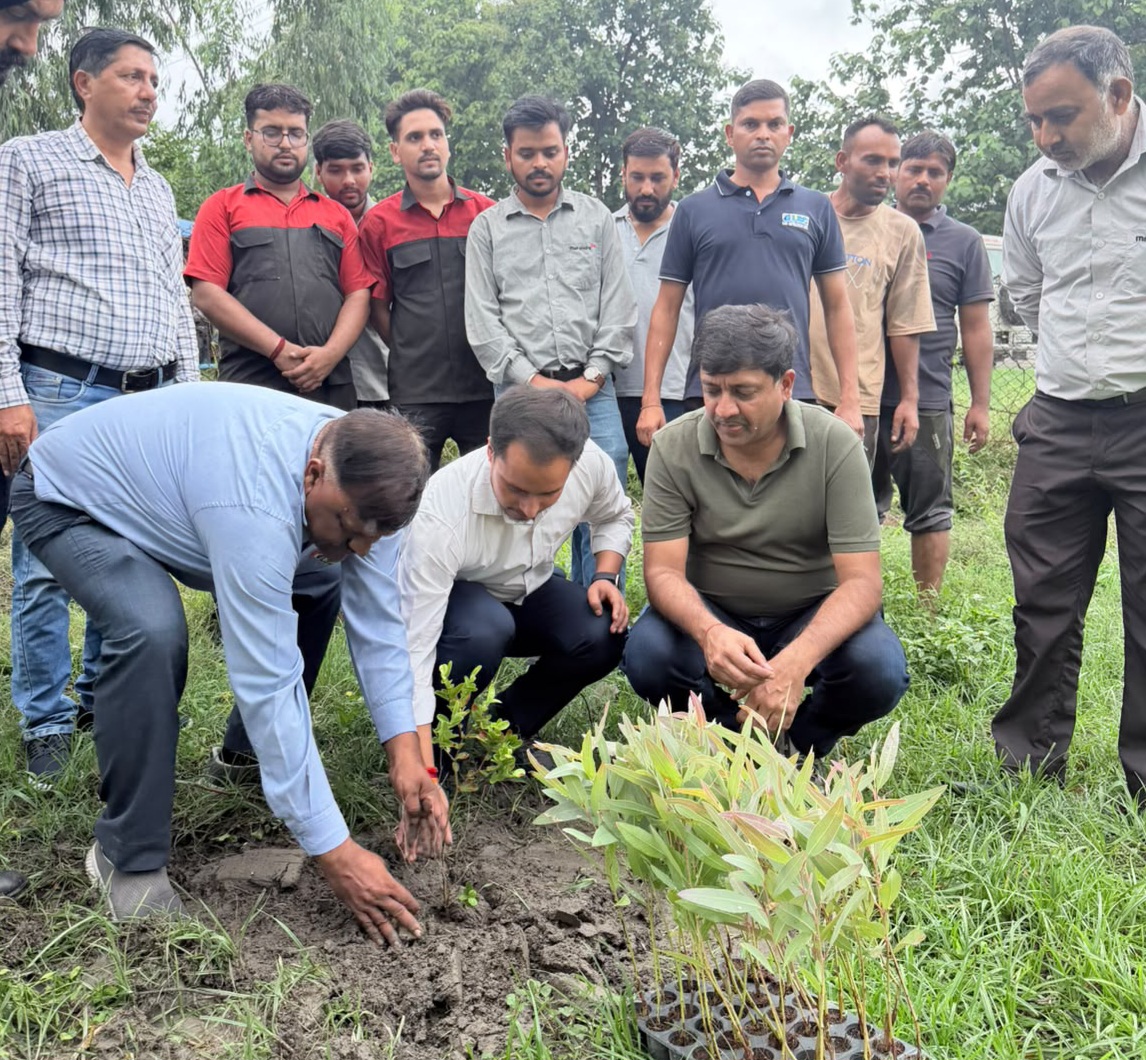 एलएससी इन्फ्राटेक ने रुद्रपुर में किया वृक्षारोपण