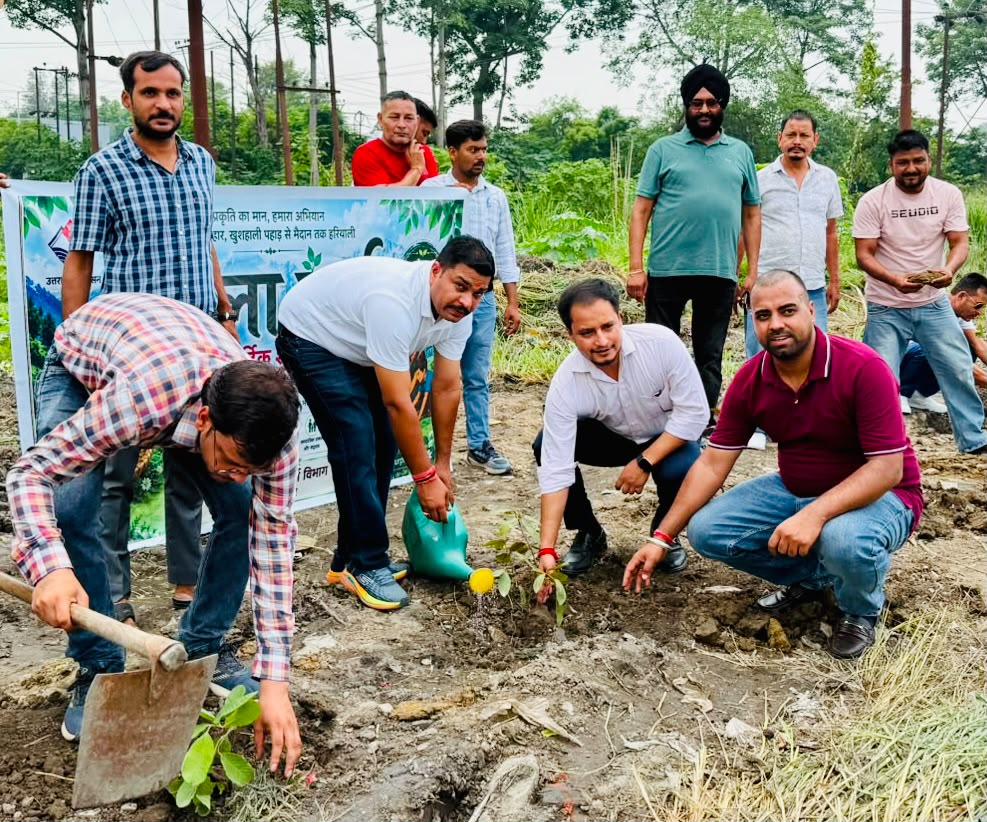 हरेला पर्व पर खनन विभाग की अनूठी पहल