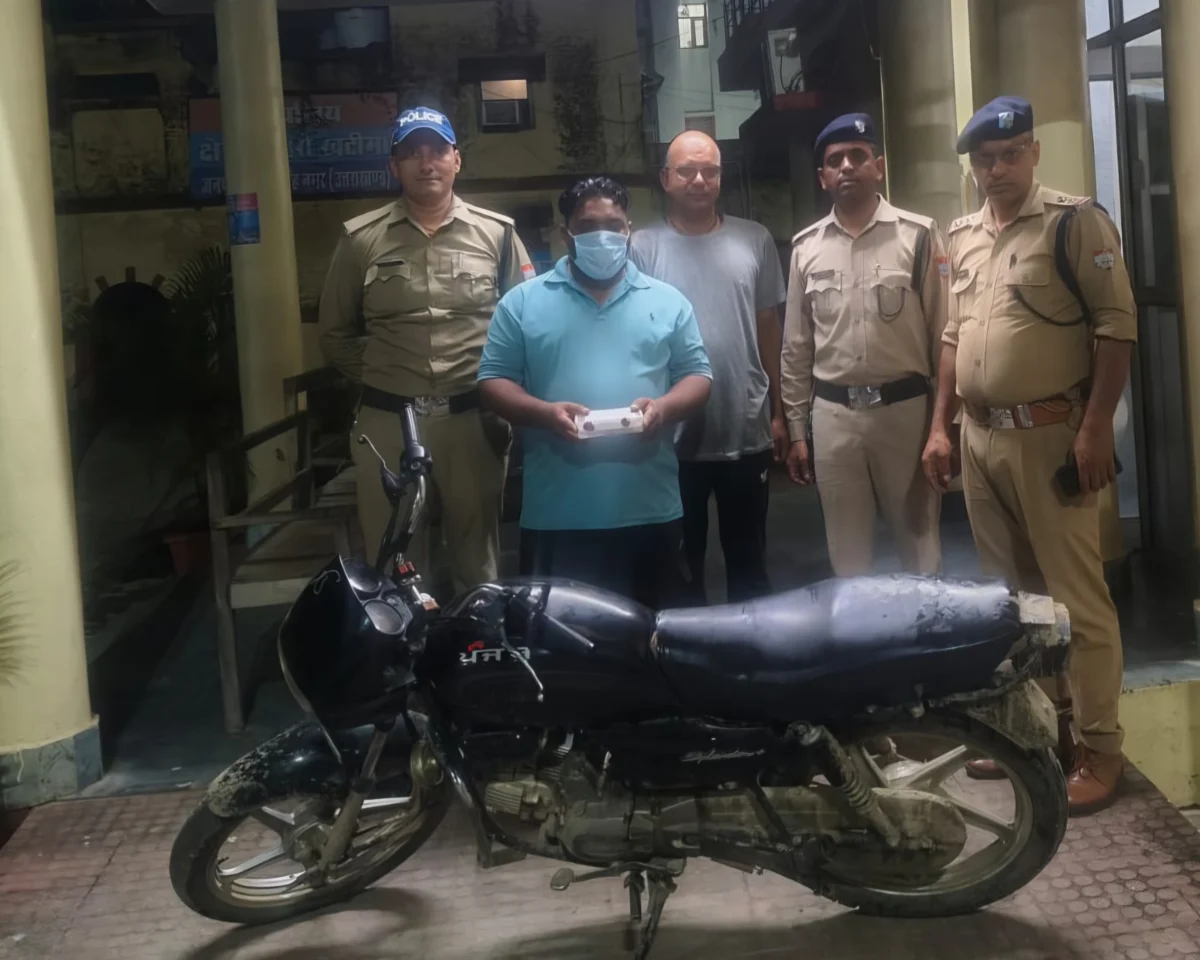 13 लाख की स्मैक के साथ नशा तस्कर गिरफ्तार, बाइक से कर रहा था सप्लाई
